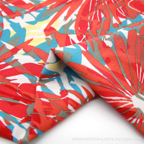 100% Rayon poplin print 45X45